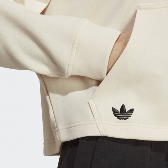 adidas Originals - Adicolor Neuclassics Hoodie in Cream - Picture 6 of 9